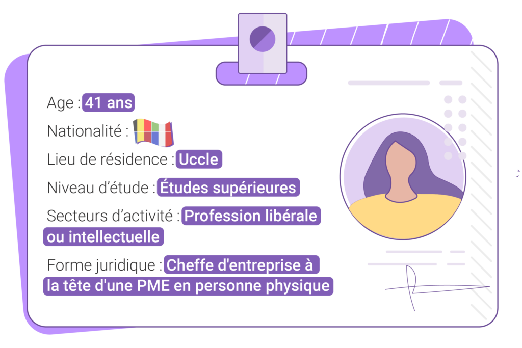 carte d'identité de l'entrepreneuse bruxelloise women in business