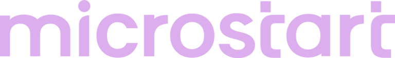 logo microstart violet